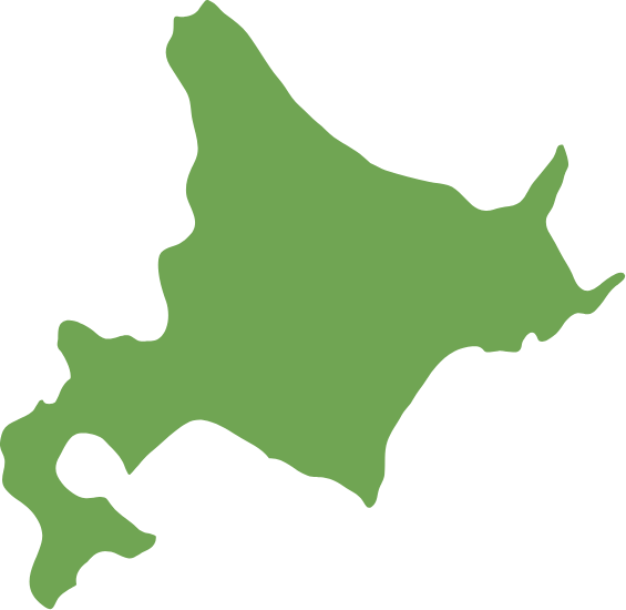 Hokkaido map illustration